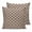 Brown, variant on Pillow Covers 24x24 Set of 2, Lake Blue Moroccon Throw Pillow Covers Decorative Couch Cushion Cover, Minimalist Ethnic Bohemian Aesthetic Microfiber Soft Square Pillowcases for Bedroom Sofa