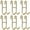 Gold, variant on 1 Pack Over Shower Glass Door Hook, 304 Stainless Steel Rack Hooks, Bathroom Frameless Drilling-Free Hanger, for Bathing Suits, Robe, Towel, Squeegee, Loofah, Shaver