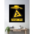 thumbnail image 2 of Danger Ufo Poster Wall Art, Modern Wall Decor For Living Room Bedroom, 16x24 UNFRAMED, 2 of 3