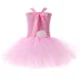 thumbnail image 5 of Vestido de tutú de conejo de Pascua rosa, disfraz para niñas pequeñas, ropa de fiesta de cumpleaños, bonito vestido de princesa de tul con conejo, 5 of 5