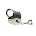 thumbnail image 3 of Wedding Diary Book Suitcase Jewelry Box Key Lock Mini Padlocks Antique Style Heart Shape Padlock BRONZE, 3 of 7