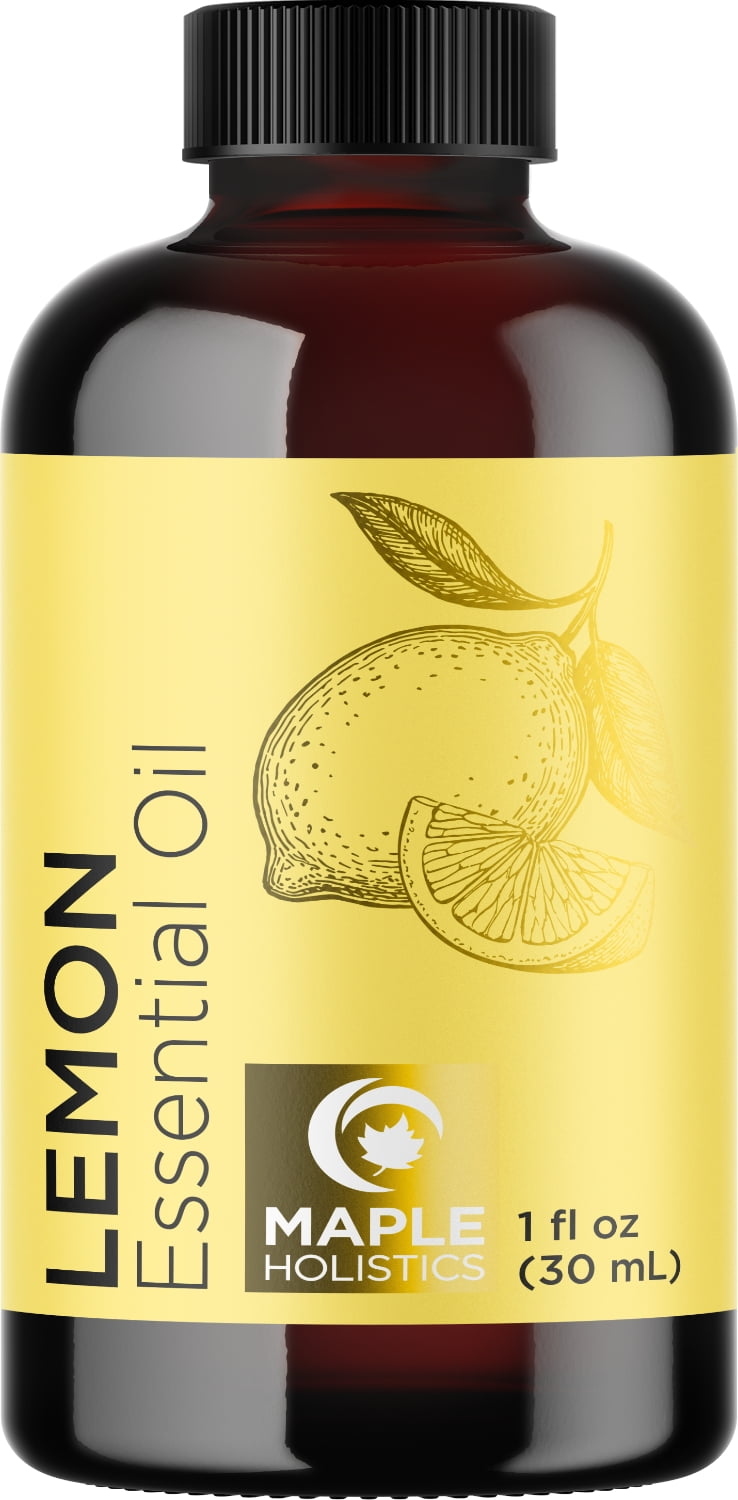 Lemon Essential Oil Aromatherapy Oil for Diffuser Maple Holistics