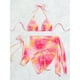 thumbnail image 5 of E8BF-Conjunto de Bikini con cuello Halter para mujer, traje de baño atrevido de dos piezas, Bikini triangular, ropa de playa, 5 of 5