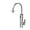 Silver, variant on Instant Hot Water Tap With Flexible Extender Nozzle 220 Electric Faucet Universal Spout Stainless Steel Heating Tap