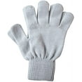 thumbnail image 2 of A&R Sports Knit Gloves, One Size Fits Most - Silver, 2 of 2