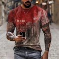 thumbnail image 2 of T-shirts Amples de Mode Masculine d'Halloween pour Hommes, Imprimé, Manches Courtes, Col Rond, T-Shirts pour Hommes, T-Shirt à Col Mode, Shorts Amples pour Hommes, Hauts Cargo, 2 of 4