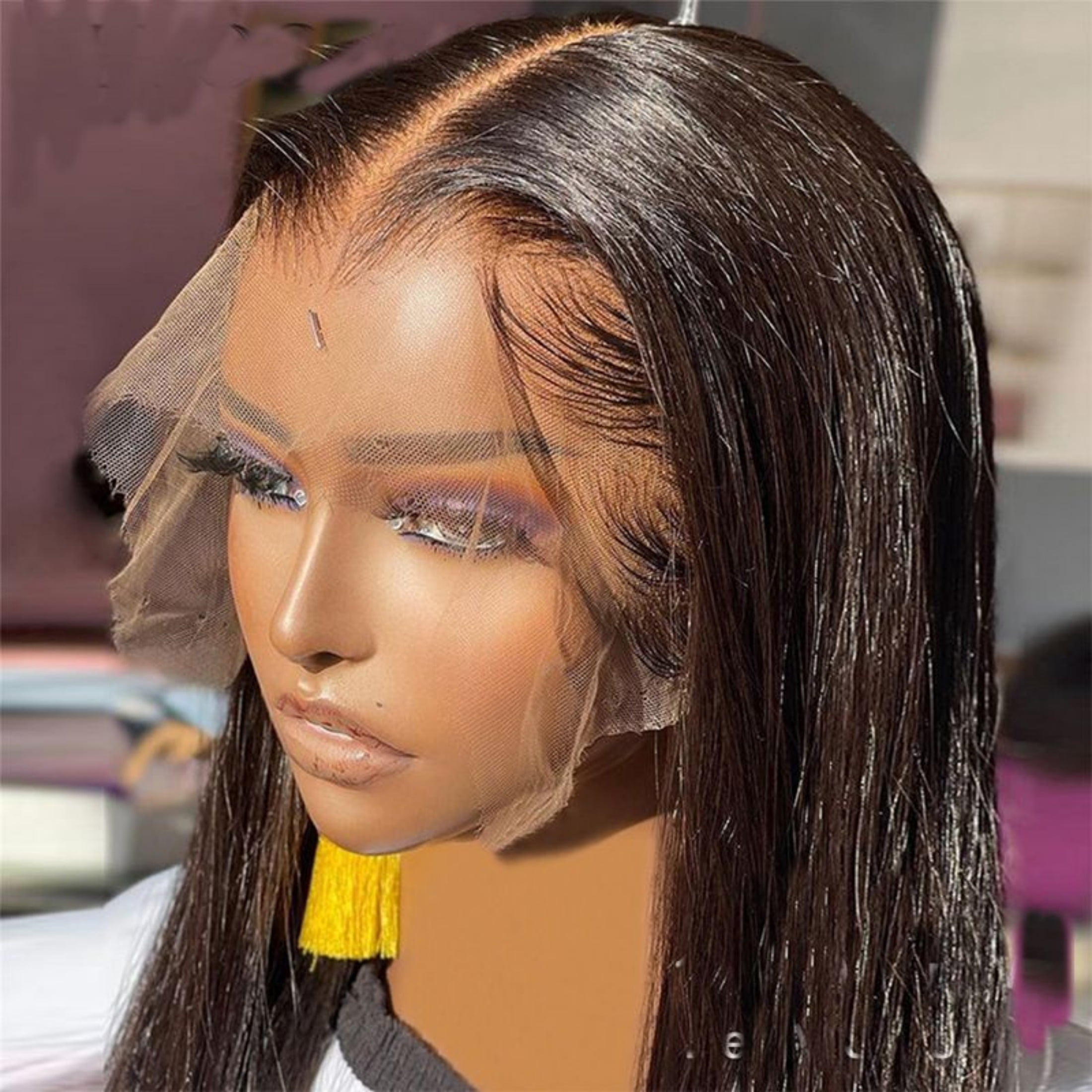 Deep Wave Lace Front Wig, Human Hair, 180 Density, HD Full Lace Front Wig, Curly Human Hair Wig with Baby Hair for Women