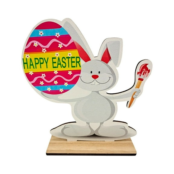 Wovilon Centerpiece Table Decorations Table Decorations For Living Room 2022 Easter Crafts Bunny Wooden Decorations Desktop Decorations Bunny Party Crafts Decorations