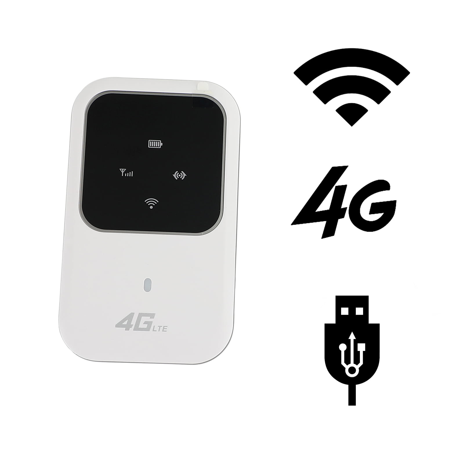 Problem Compulsion Kunstneriske Wireless Unlocked 4G LTE Mobile Portable WiFi Router SIM Card MIFI Modem  Hotspot - Walmart.com