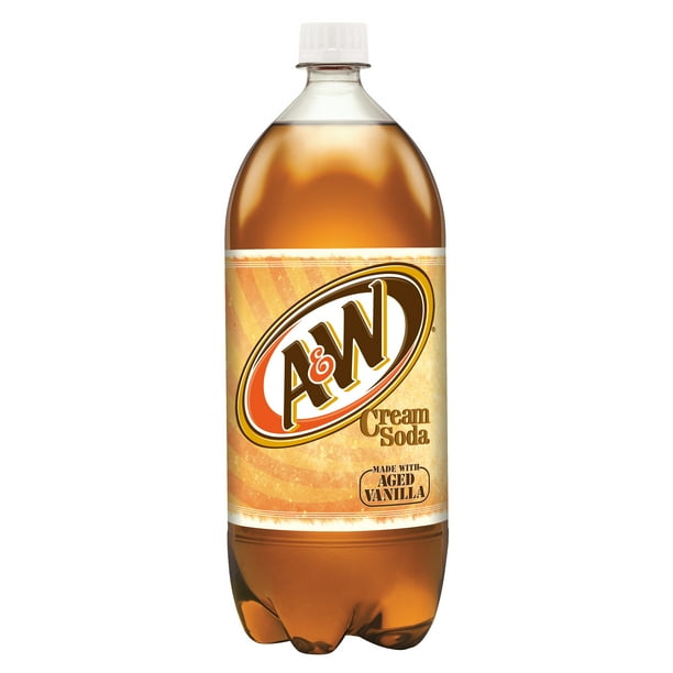 A&W Cream Soda, 2 L bottle