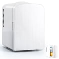 thumbnail image 2 of RICHMJ Mini Portable Fridge 10.2in, Compact Personal Refrigerator with AC/DC Power, Cooler & Warmer Function for Car, Office, Bedroom, Dorm, Skincare, Cosmetics, Snacks & Beverage Storage, 2 of 9