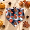 thumbnail image 4 of Thanksgiving Pet Bandana for Dogs and Cats Adjustable Holiday Scarf Soft Printtriangle Kerchief Bib Scarf Pet Party Costume Photo Props Accessories,1pack, 4 of 5