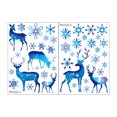 thumbnail image 1 of MasteelfCA 1Pc DIY Graduated Blue PVC Removeable Sticker Decor Elk Window Sticker, 1 of 8