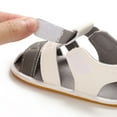 thumbnail image 7 of HBYJLZYG Baby Sandals Flat Shoes Anti-Slip Infant First Walkers, Baby Boys Girls Contrast Color Rubber Sandals Non-Slip First Walking Shoes, 7 of 7