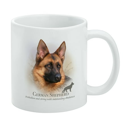 

German Shepherd Dog Breed White Mug