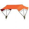 3-Bow Tractor Canopy Cover and Frame, 48" 10 oz. Duck Canvas - Orange