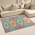 thumbnail image 2 of SKYSONIC Area Rug Carpet Decorative Ethnic Design Nursery Rug Floor Mat for Hardwood Floor Entrance Living Room Bedroom, 60x39 in, 2 of 6