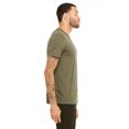 thumbnail image 3 of Bella Canvas Mens CVC Jersey Tee, XS, Heather Olive, 3 of 3