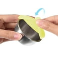 thumbnail image 5 of Juego de 5uds Envases para Aderezo Ensaladas, Acero Inoxidable 1,7 Oz con Tapas a Prueba Fugas Adecuado para Caja Almuerzo Picnic Viajes, Verde, 5 of 5
