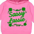thumbnail image 3 of Inktastic Sassy Lassy with Green 4 Leaf Clovers Toddler Hoodie, 3 of 4
