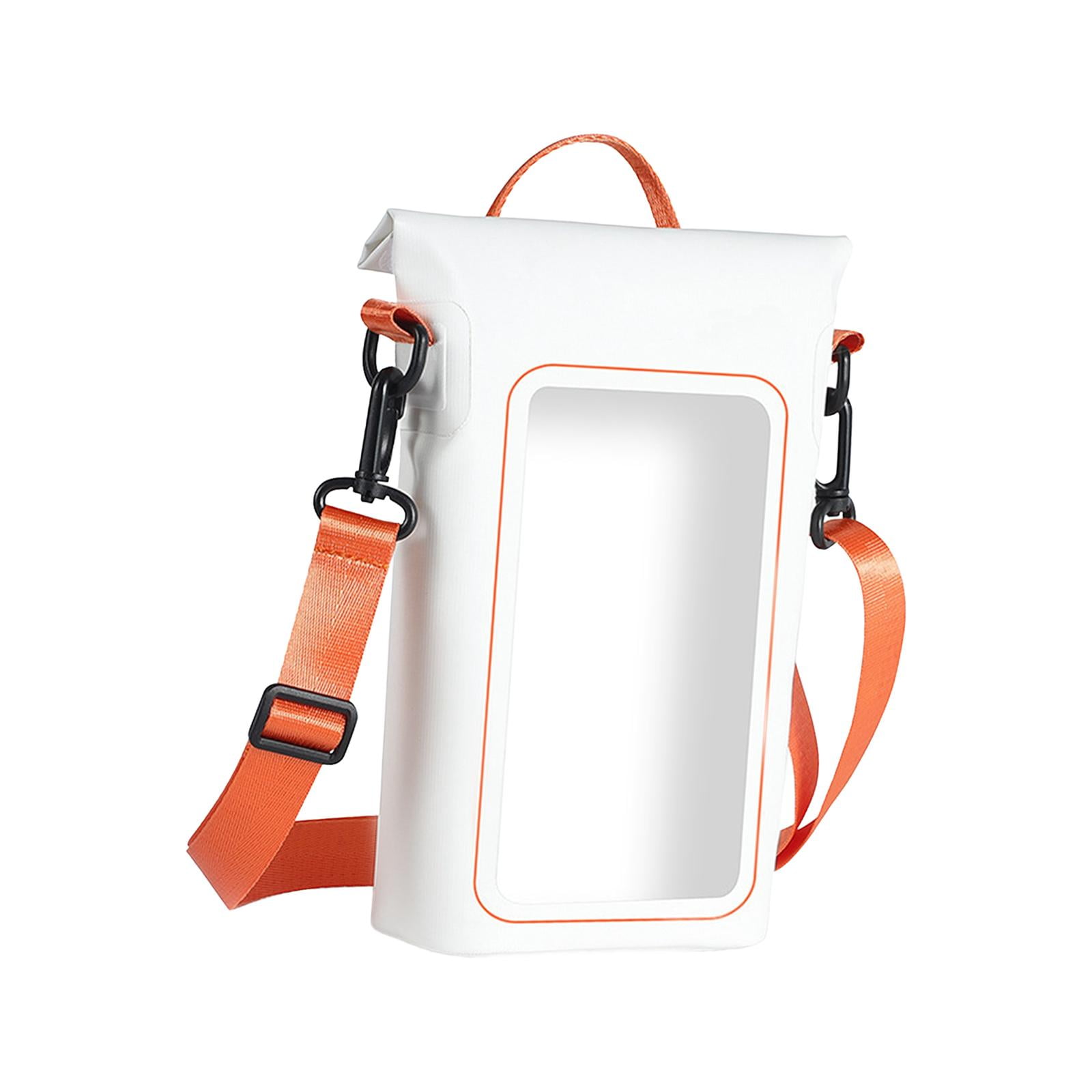 Almencla Waterproof Phone Bag Pouch Cellphone Dry Bag Lightweight PVC Underwater Phone Case for Rowing Boating Water Sports