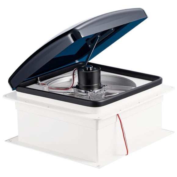 Ventilador de techo RVLOVENT, 12 V, 14 pulgadas, 10 velocidades, reversible, manual