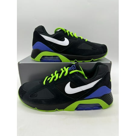 Nike Air Max 180 QS Men's size 12.5 "Joker" Black Green Suede Shoes FZ3058 001