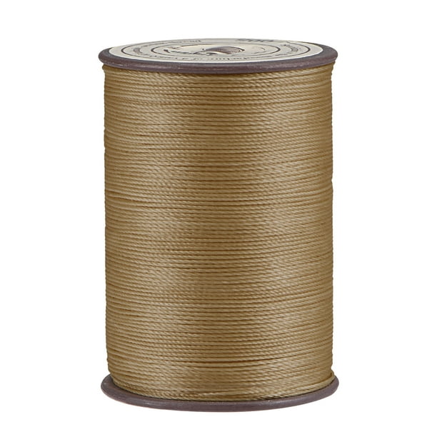 Uxcell Thin Waxed Thread Polyester Wax Coated Cord | Harfington, Pale Brown / 1pcs
