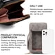thumbnail image 4 of Monedero para teléfono móvil para mujer, pequeño bolso cruzado de piel sintética con ranuras para tarjetas y cierre de cremallera múltiple, 4 of 5