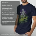 thumbnail image 6 of Men's Beetlejuice Three Times Green Logo Graphic T-Shirt, 6 of 10