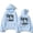 Light blue, variant on Hannah Bahng Hoodies Sweatshirts Fashion Y2K Clothing Unisex High Street Pullover Long Sleeves
