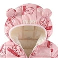 thumbnail image 7 of yocbz Jacket Unisex Kids Winter Puffer Jacket for Boys Girls Lightweight Full Zipper Long Sleeve Hooded Jacket Trendy Toddler Kids Coat Pink,Size for 5-6 Years, 7 of 7