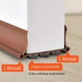 thumbnail image 4 of Door Bottom Sealing Strip Stopper SoundProof Gasket Weatherstrip Window Draft Guard Wind Dust Blocker Protector, 4 of 6