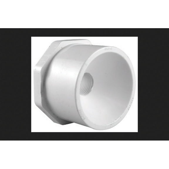 Charlotte Pipe Schedule 40 1 in. Slip x 3/4 in. Dia. Slip PVC Reducing Bushing