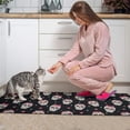 thumbnail image 3 of Black Pink Skull Pattern Kitchen Rugs Sets Of 2,Anti Fatigue Kitchen Mat Rugs Non Slip Washable,Decorative Kitchen Floor Mats for Kitchen,Sink,Laundry,17"x30"+17"x47", 3 of 7