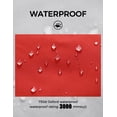 thumbnail image 5 of Wantdo Boy's Puffer Coat Thicken Padded Puffer Jacket Waterproof Outerwear Parka Red 8, 5 of 6