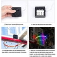 thumbnail image 4 of Lighted Basketball Hoop Up Rim Kit Outdoor, Solar Basketball Hoop Lights,4.9FT RGB LED Strap Lights with 8 Light Modes,IP66 Waterproof,PVC Protected LEDs,Ultra Bright,Ideal for Playing Training, 4 of 5