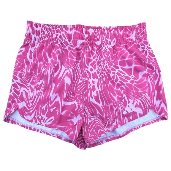 Adidas Girls Purple Athletic Running Training Shorts Large 14