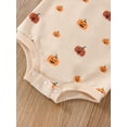 thumbnail image 5 of Newborn Baby Girl Boy Clothes Pumpkin Romper Sweatshirt Onesie Long Sleeve Bubble Jumpsuit Halloween Outfit, 5 of 6