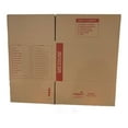 thumbnail image 5 of 25 - Pack Medium Cardboard Moving Boxes 18x14x12 32 ECT With Handles, 5 of 5