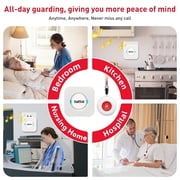 CallToU Wireless Caregiver Pager Call Button Call Bell Medical Alert System for Seniors Patient Elderly at Home 2 Waterproof Transmitters 3 Receivers