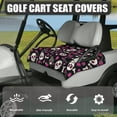 thumbnail image 2 of Binienty Cute Skull Golf Cart Seat Blanket with Pockets Terry Cloth Portable Sport Golf Cart Towel Seat Covers For Club Car DS Precedent Universal Golfcart Accessory, 2 of 7