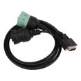 thumbnail image 1 of Cable de diagnóstico de Camión, DB15 A 6P J1708 9P J1939 Respuesta sensible 402048 Rendimiento ESTABLE DE CABLE DE DIAGNÓSTICO DE ALTA FLEXIBILIDAD PARA VEHÍCULO, 1 of 7