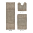 thumbnail image 5 of Better Trends 3 Piece Bathroom Rug Set, 100% Cotton, Extra Soft Tufted Bath Mat, Water Absorbent & Non Slip Bath Rug, (Beige) Granada Collection, 5 of 7