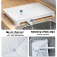 thumbnail image 2 of Drying Dish Rack and Drain Board Set Utensil Holder Iron Metal Kitchen Cou D709, 2 of 8