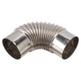 thumbnail image 4 of Chimney Extension Flue, Elbow Chimney Stove Pipe High Process Accuracy Leakage Proof Rustproof  for Camping, 4 of 7