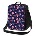 thumbnail image 1 of Fotbe American Stars Lonchera Bolsa de Almuerzo para Hombres y Mujeres, Lonchera de Gran Capacidad, Bolsa de Almuerzo Reutilizable, Bolsa Térmica Aislante, 1 of 7