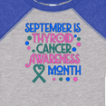 thumbnail image 4 of Inktastic September is Thyroid Cancer Awareness Month Boys or Girls Baby Bodysuit, 4 of 5