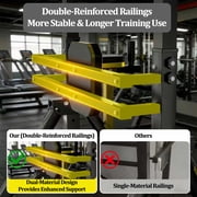 Kdymod Pull Up Bar Standing Tower,Foldable Pull Up Bar Free Standing,10-Level Adjustable Height Dip Station, Multi-Functional Home Gym Strength Training Equipment, 440lbs Max