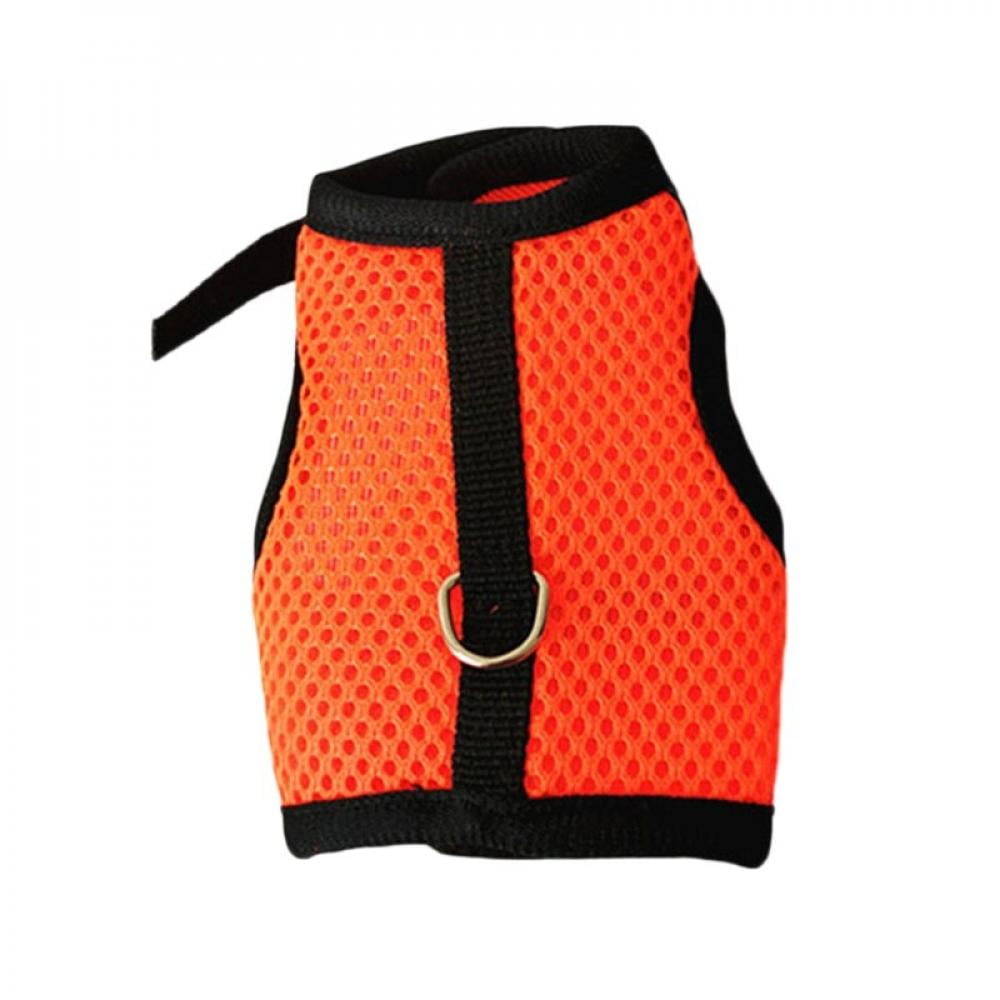 Pet Rabbit Harnesses Vest Leashes Set Soft Mesh Harness with Leash Small Animal Guinea Pig